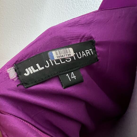 Jill Jill Stuart Halter Dress Dress 14 Women Evening Gown Special Occasion Satin - Picture 8 of 12